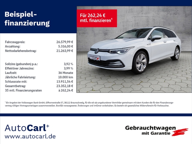 Golf VIII Variant Style 2.0 TDI DSG IQ.LIGHT/Bus