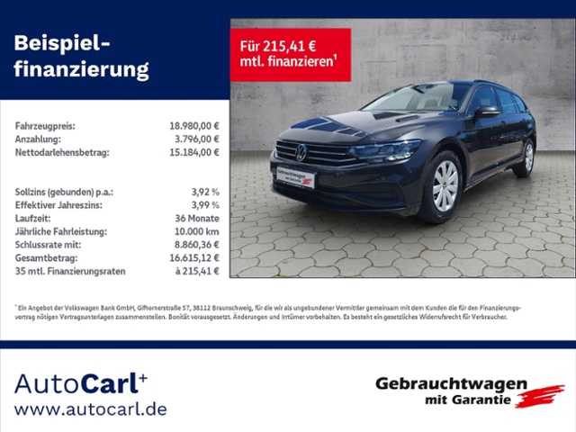 Passat Variant Basis 2.0TDI DSG Navi/RFK/SHZ/Car