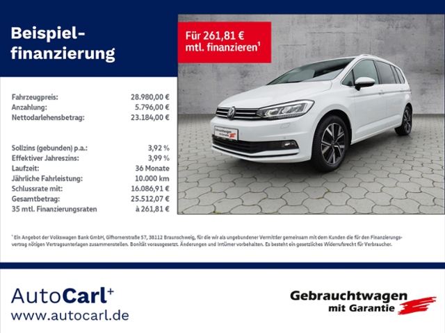Touran Highline 1.5 TSI STH/BusinessPrem. KLIMA